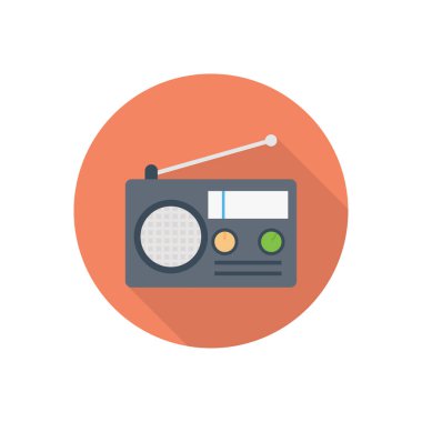 bant çemberi düz simgesi