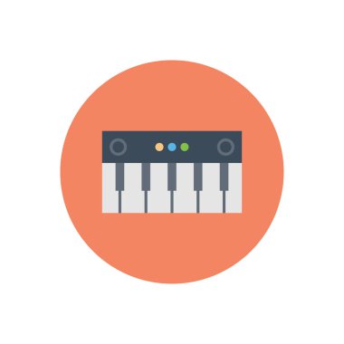 karolar vektör dairesi düz simgesi