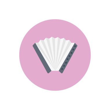 enstrüman vektör daire düz simgesi