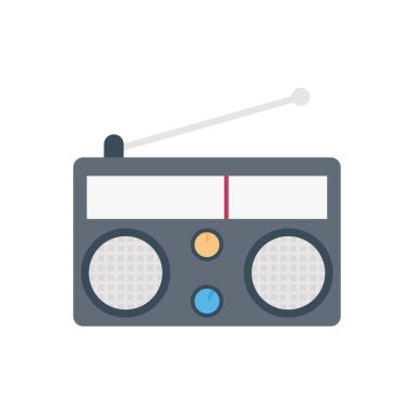 bant vektörü düz renk simgesi