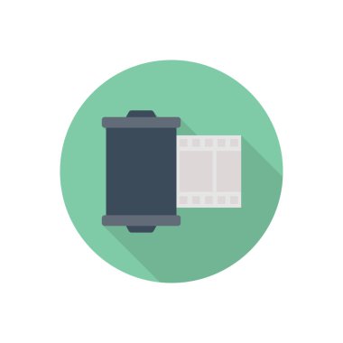 Makara dairesi düz gölge simgesi