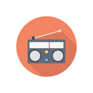 bant çemberi düz simgesi