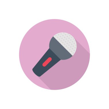Karaoke dairesi gölge simgesi