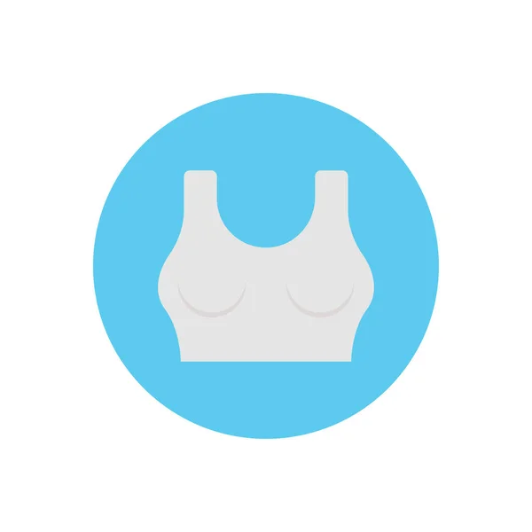 Underwear Vector Circle Flat Icon — Stock Vector