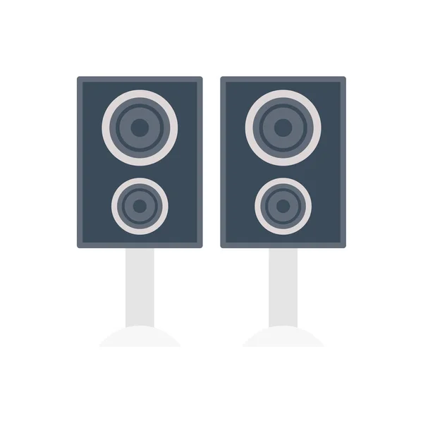 Vector Sonido Icono Color Plano — Vector de stock