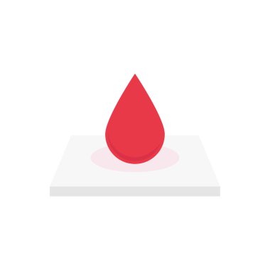 vektör düz renk simgesini bırak