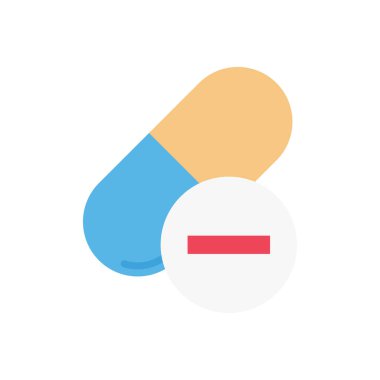 uyuşturucu vektörü düz renk simgesi