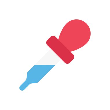 Bırakma vektörü düz renk simgesi