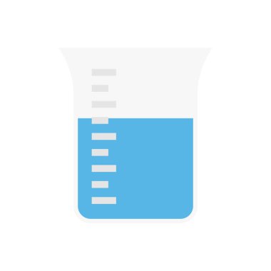 kimyasal vektör düz renk simgesi