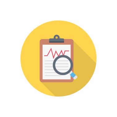 tıbbi çember gölge düz simgesi