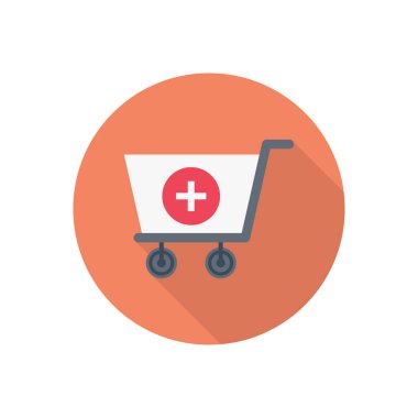 Tramvay dairesi düz gölge simgesi