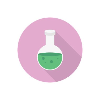 beher dairesi düz gölge simgesi