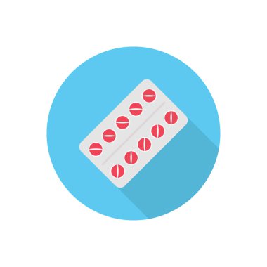 büyü çemberi düz gölge simgesi