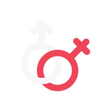 seks vektörü düz renk simgesi