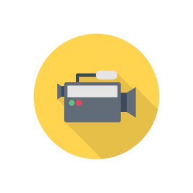 kayıt çemberi düz simgesi