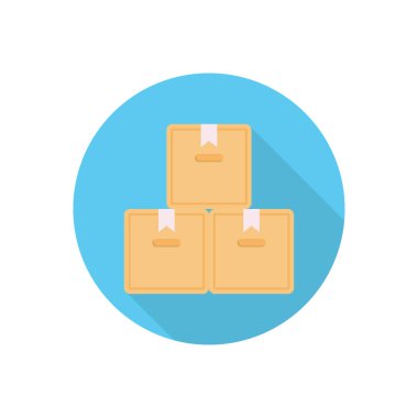 dağıtım çemberi düz simgesi