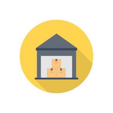 dağıtım çemberi düz simgesi