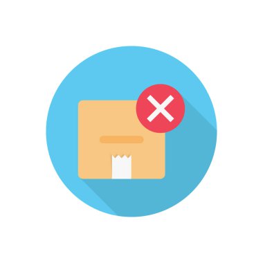 dağıtım çemberi düz simgesi