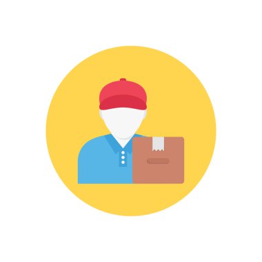 parsel vektör dairesi düz simgesi