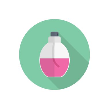 koku çemberi gölge düz simgesi