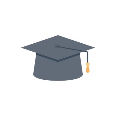 okul vektörü düz renk simgesi