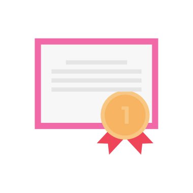 derece vektör düz renk simgesi