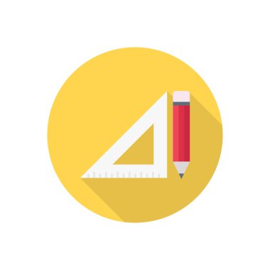 pusula dairesi düz simgesi