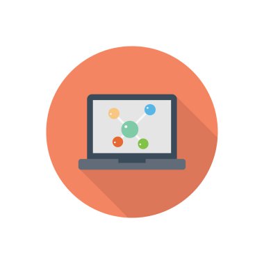 Hücreler dairesi düz simge