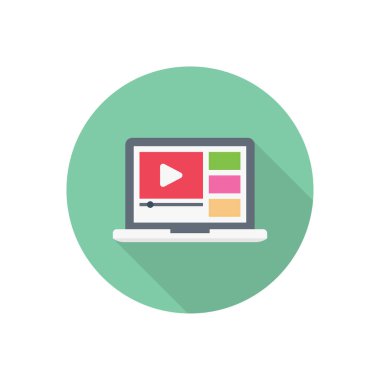 eğitim çemberi gölge düz simgesi