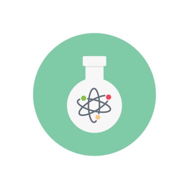 matara vektör dairesi düz simgesi