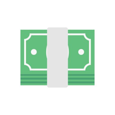 para vektörü düz renk simgesi