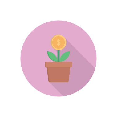 kar çemberi gölge düz simgesi