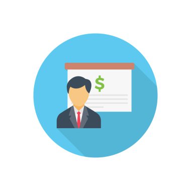 tahta çember gölge düz simgesi