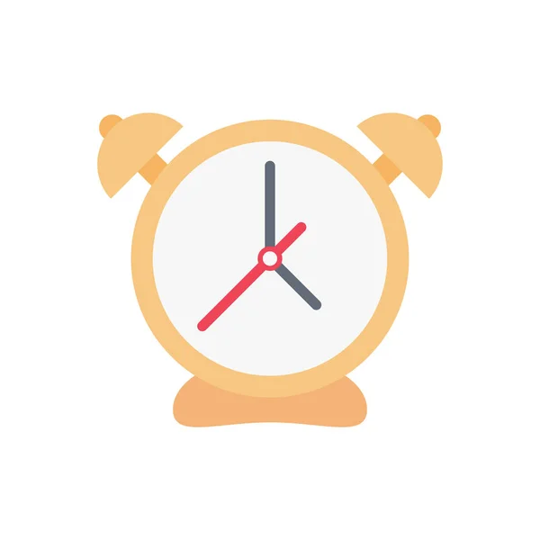 Reloj Vector Icono Color Plano — Archivo Imágenes Vectoriales