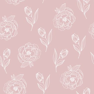 kır çiçekleri vektör desen