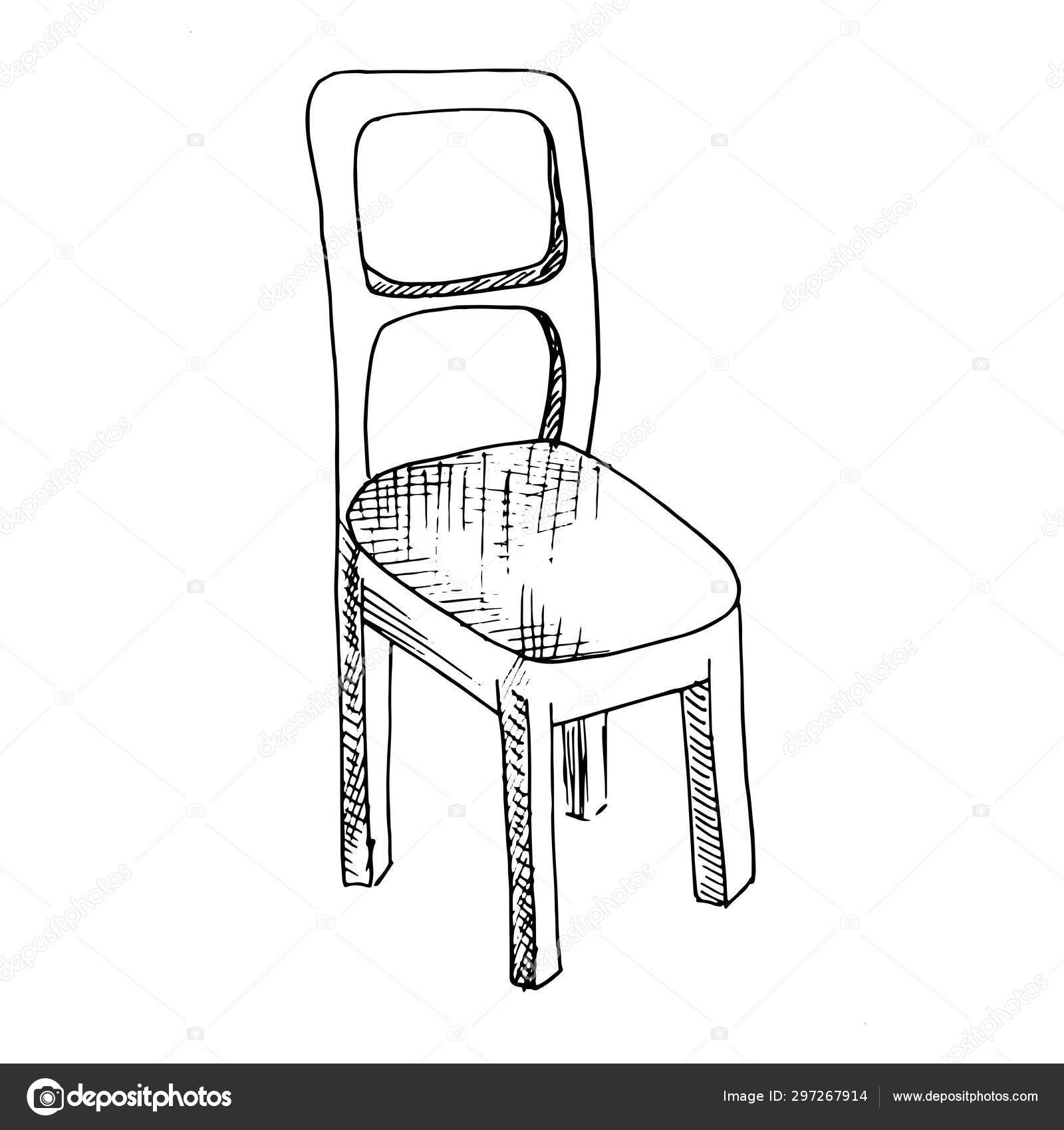 single wooden chair