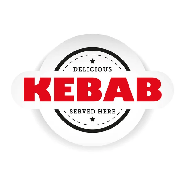 Kebab Vintage Selo Sinal Vetor Vetores De Bancos De Imagens Sem Royalties