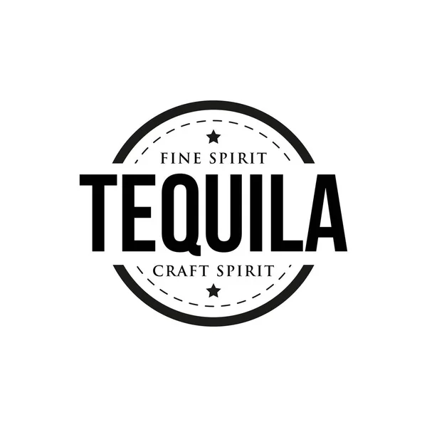 Vettore Segni Timbro Vintage Tequila — Vettoriale Stock