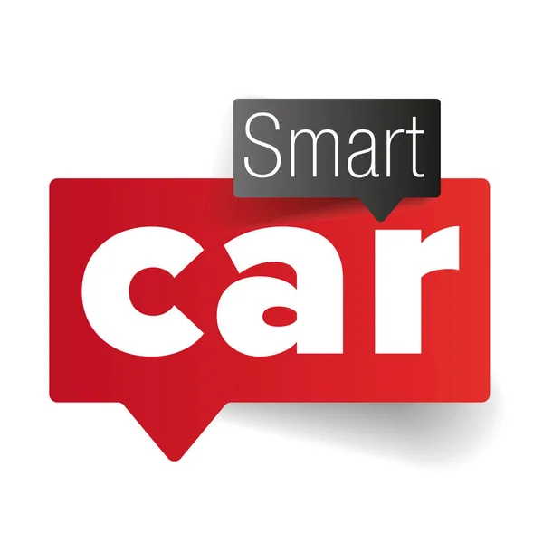 Smart Car - Internet der Dinge — Stockvektor