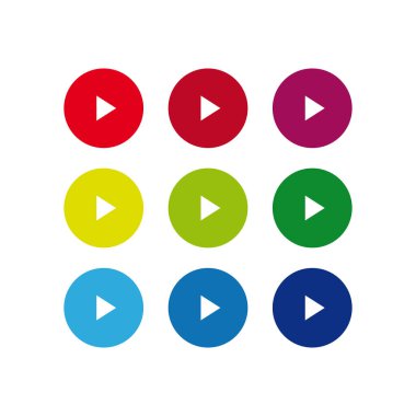 Oyun düğme set vektör