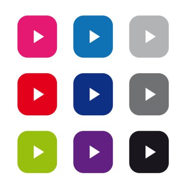 Oyun düğme set vektör