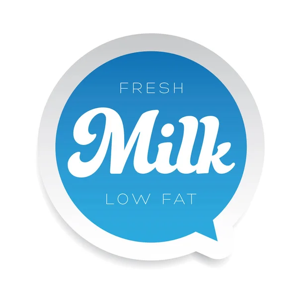 Milka etykiety naklejki znak — Wektor stockowy