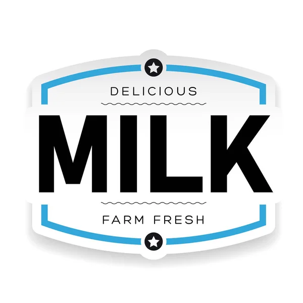 Πίνετε γάλα vintage λογότυπο — Διανυσματικό Αρχείο