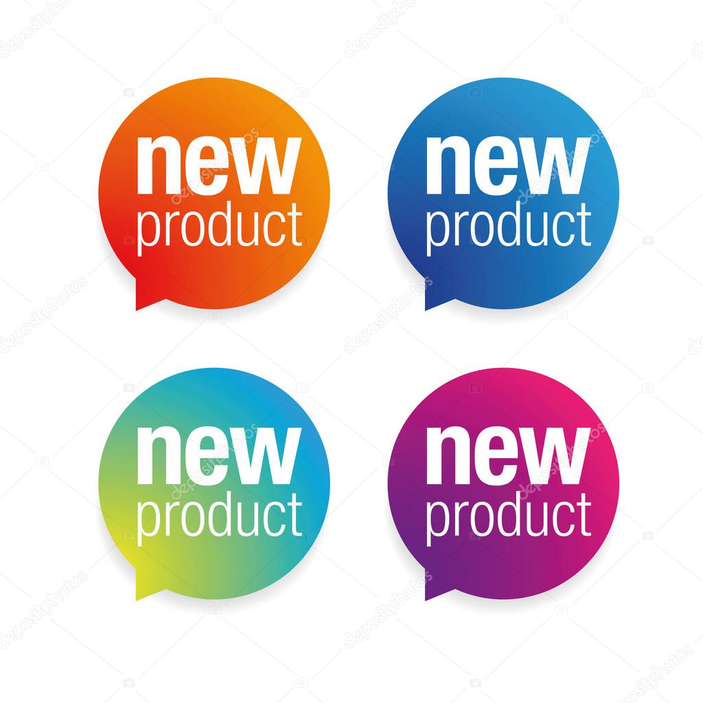 New Product label tag vector