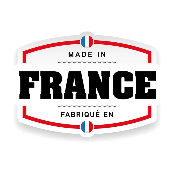 Label Made in France — Image vectorielle