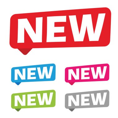 Yeni etiket işareti konuşma balonu