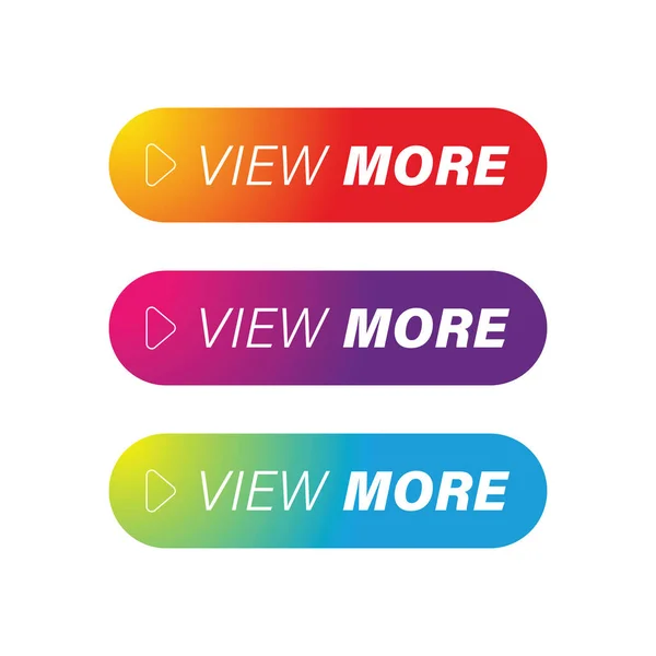 Ver conjunto de botões mais colorido —  Vetores de Stock