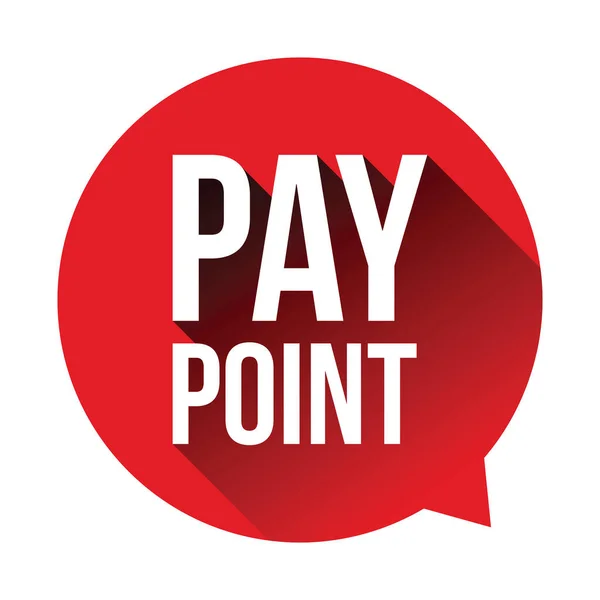 Étiquette de signe Pay Point — Image vectorielle