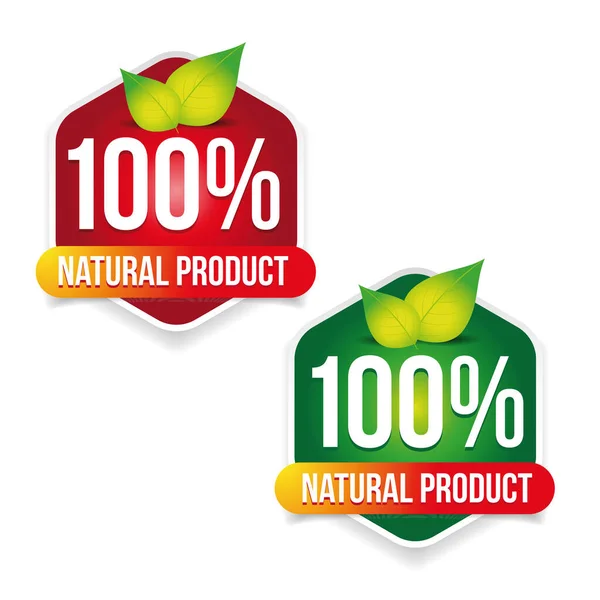 Veganistisch product label teken groen — Stockvector