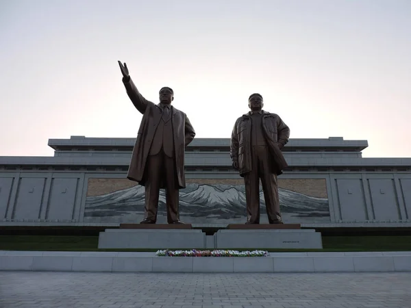 Statues Kim Jong Kim Sung — Stock Photo, Image